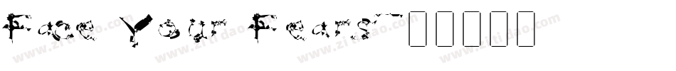 Face Your Fears字体转换